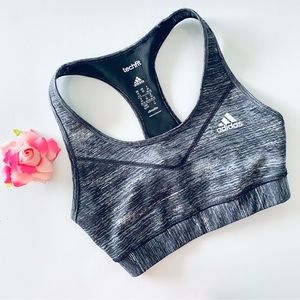 💕Adidas Grey Racerback Sports Bra SZ XS